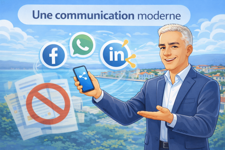 Une communication moderne pour rester proche de mes clients du Barcarès